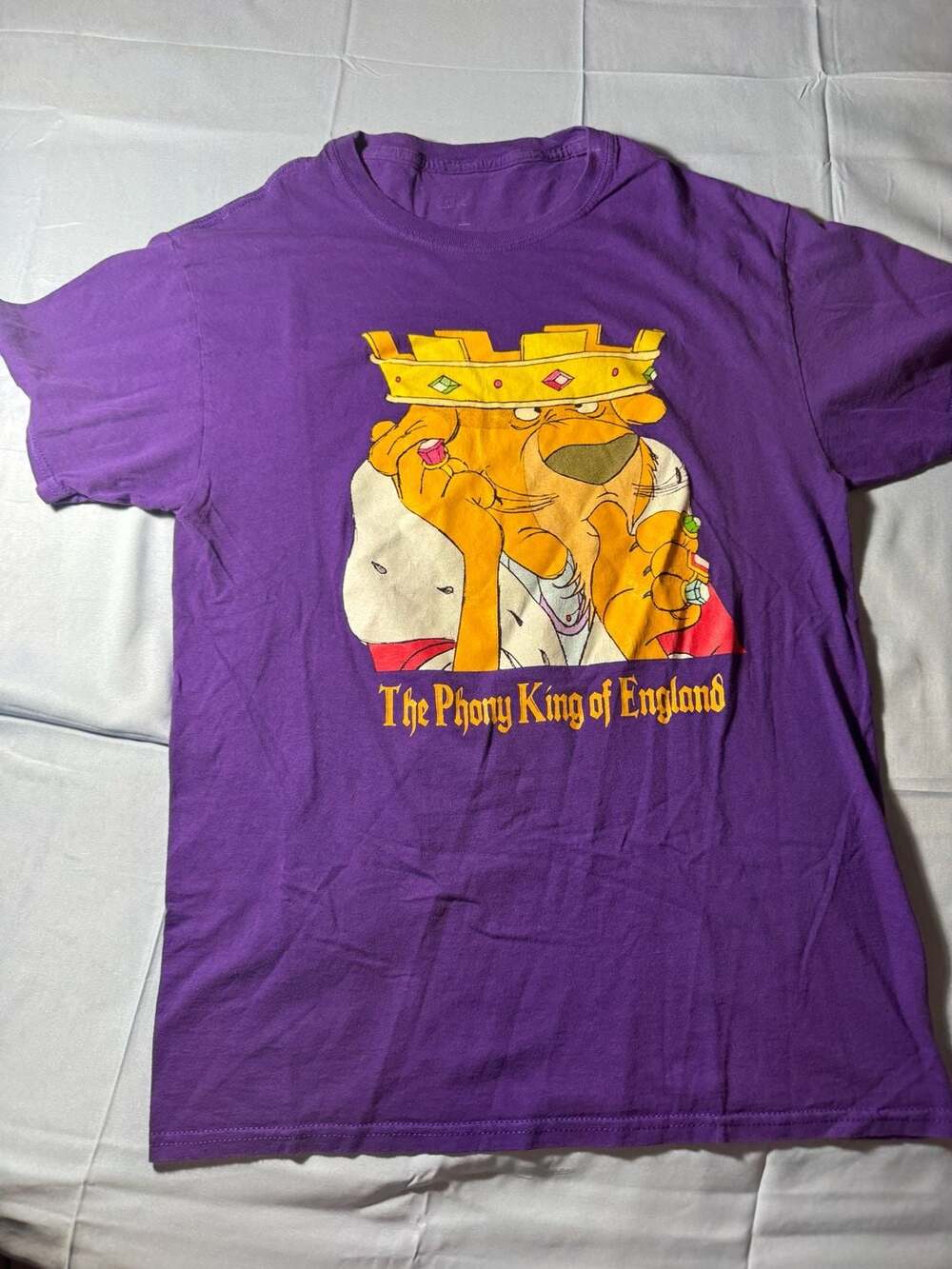Disney Robin Hood Prince John The Phony King of England T-Shirt